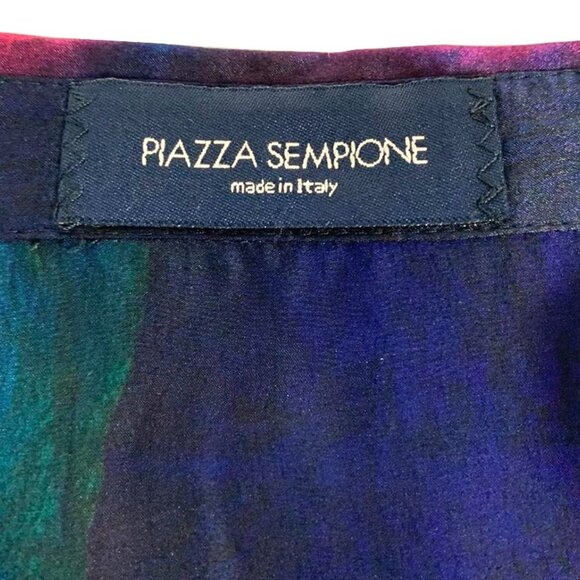PIAZZA SEMPIONE Saturated silk top - Picture 6 of 7